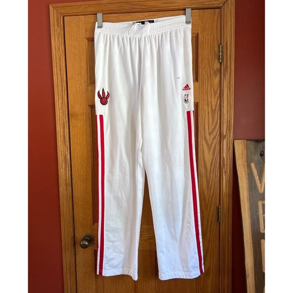 Toronto Raptors Adidas NBA Game Worn Pants Austin Daye Tearaways 2XL + 2" White - Picture 4 of 16